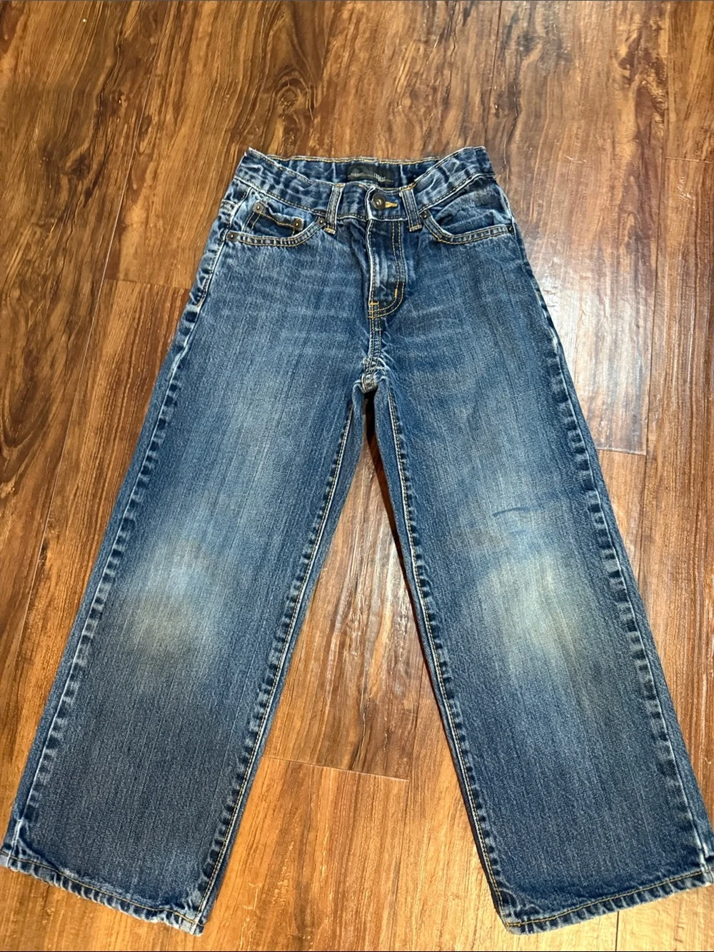 Old Navy Boys Blue Straight-Leg Jeans